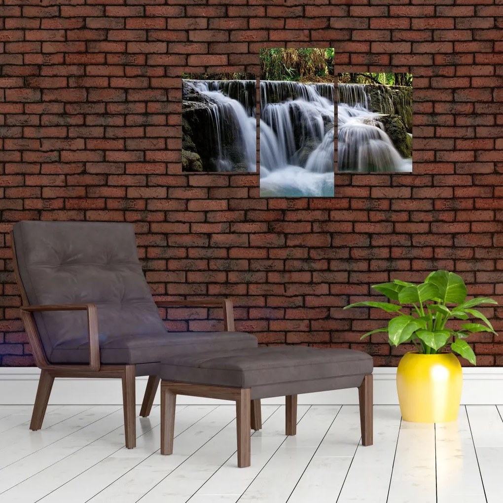 Tablou - Cascadă în junglă (90x60 cm)