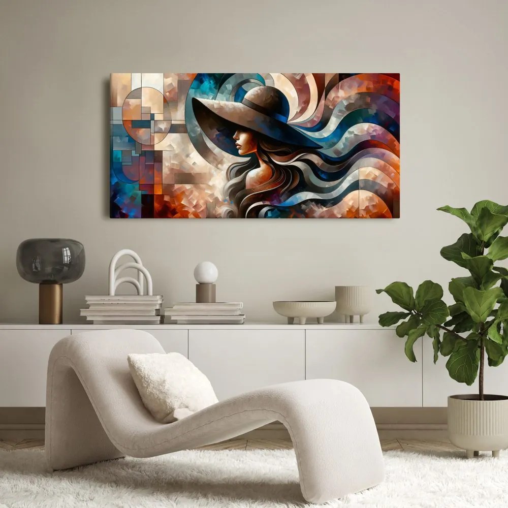 Tablou portret abstract de femeie