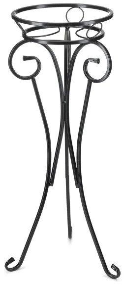 Suport de flori 74x34 cm negru