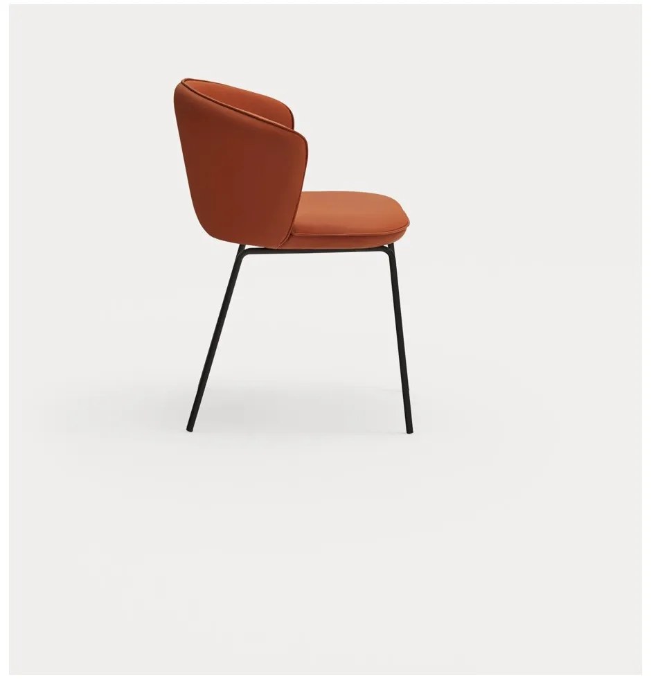 Set de scaune de sufragerie portocaliu 2 buc. tapițat Add – Teulat