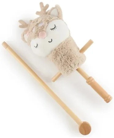 Căluț de jucărie pe băț Bieco ELLA căprioară