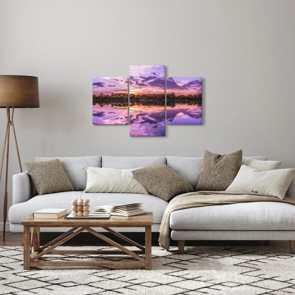 Tablou cu cerul violet (90x60 cm)
