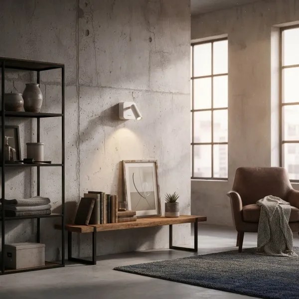 Spot LED de perete Ideal Lux BEAN LED/3W/230V CRI 90 alb