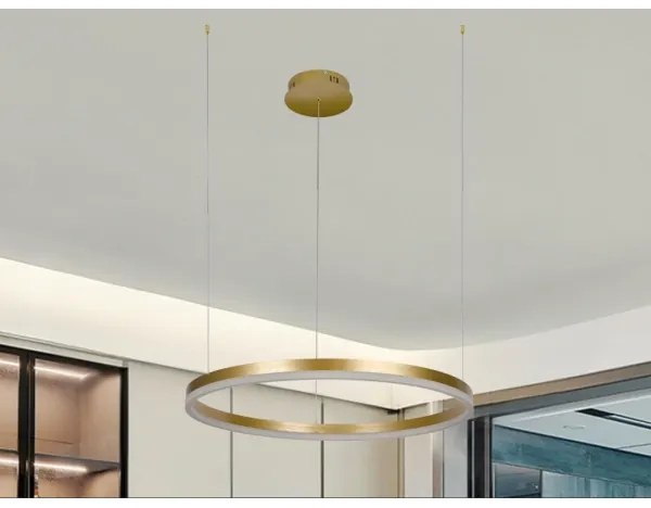 Lustră LED dimabilă pe cablu LED/42W/230V 3000-6500K + telecomandă