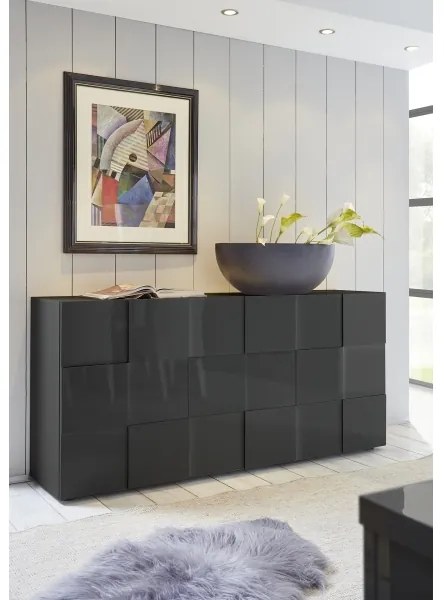 Comodă SERIAN antracit