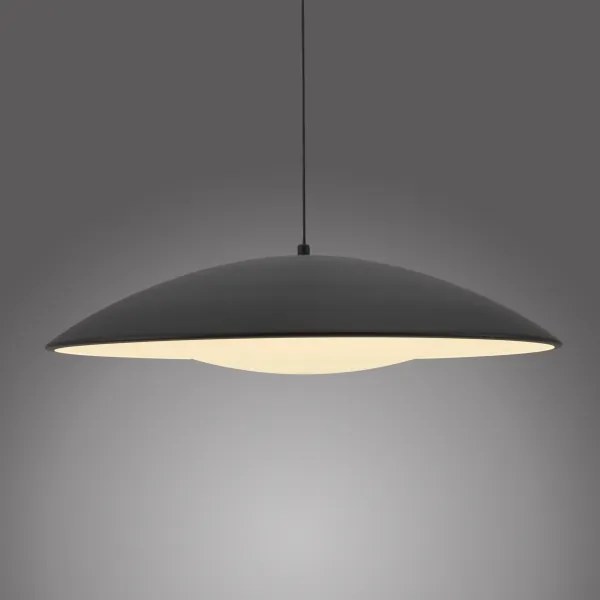 Schöner Wohnen LENTE 14607-18-LED - Pendul pe cablu, dimmabil, LED 23 W, 230 V, Ø 50 cm, negru