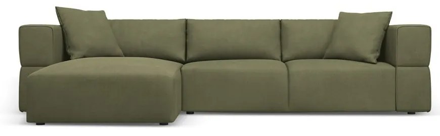 Colțar verde deschis (cu colț pe partea stângă ) Esther – Milo Casa