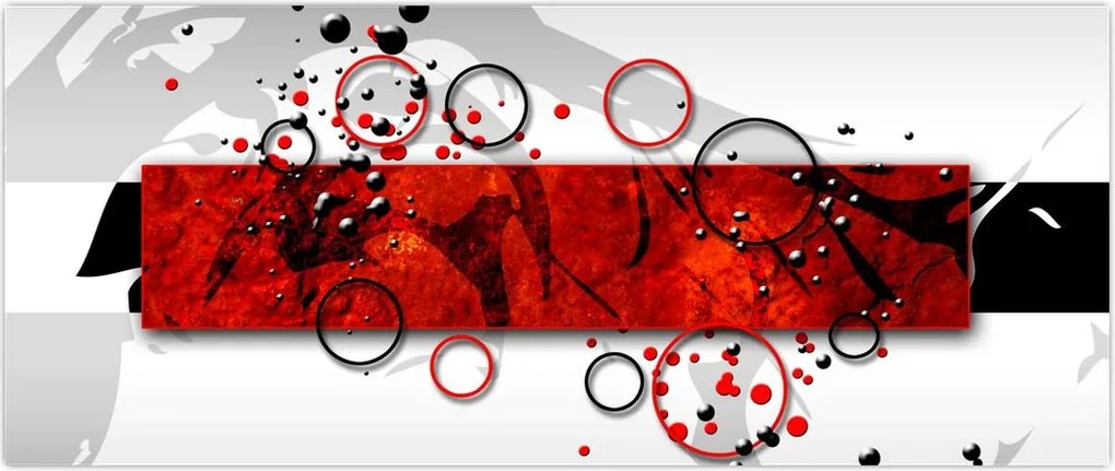 Tablou cu abstracție (120x50 cm)