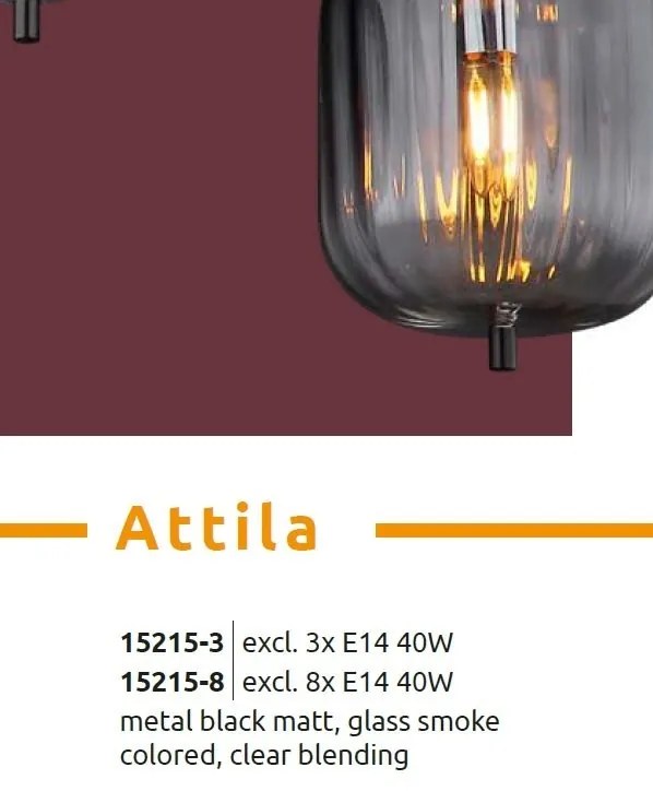 Lustra suspendata design modern ATTILA 3L