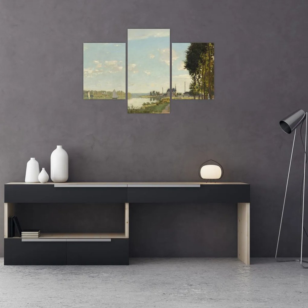 Tablou - Claude Monet, Argenteuil, reproducere (90x60 cm)