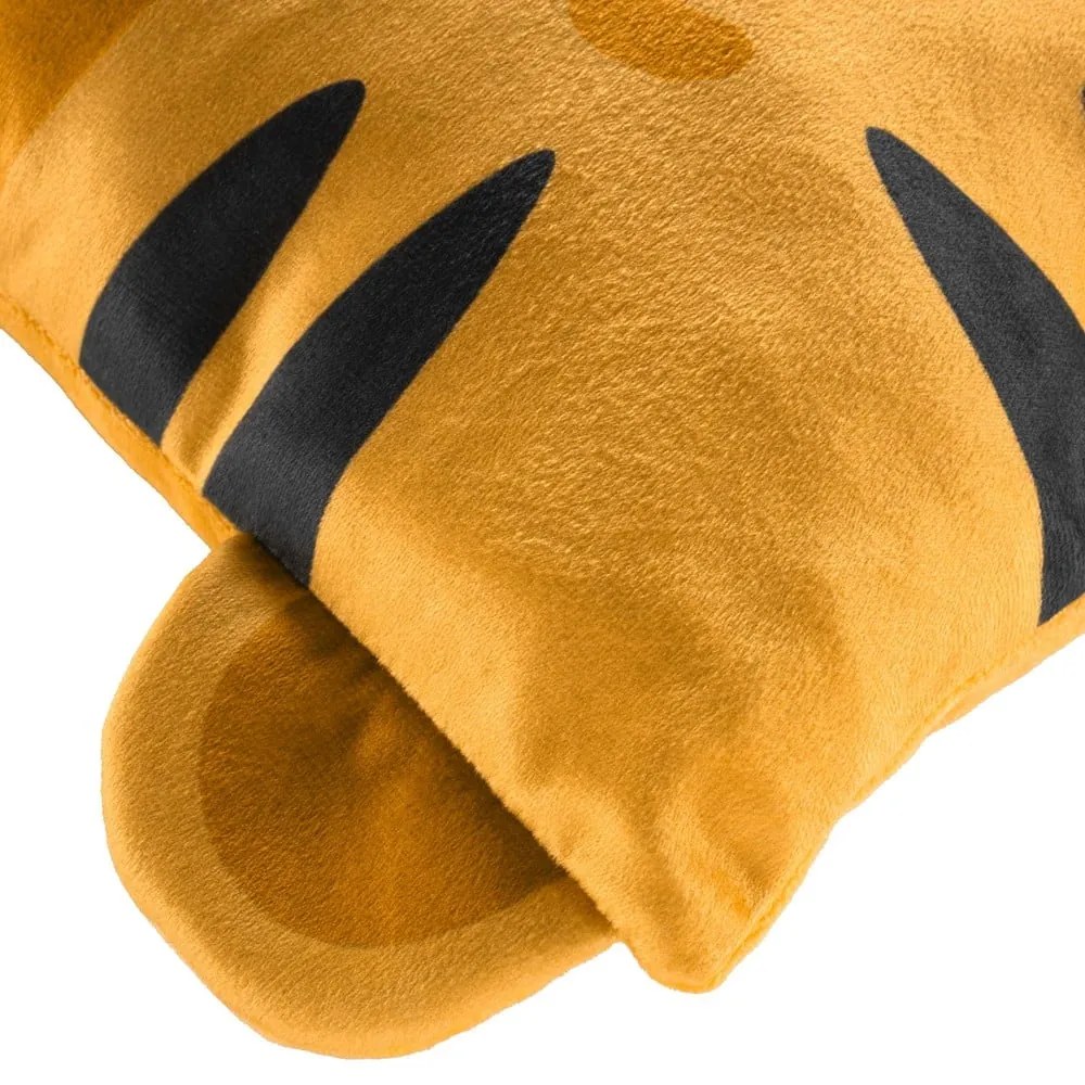 Pernă pentru copii din catifea 40x40 cm Tigry – douceur d'intérieur