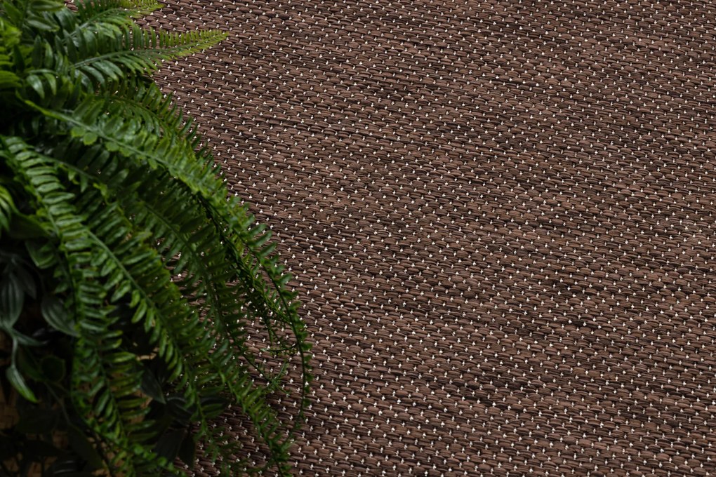 Covor SISAL SION A5165A Melanj țesute plate maro