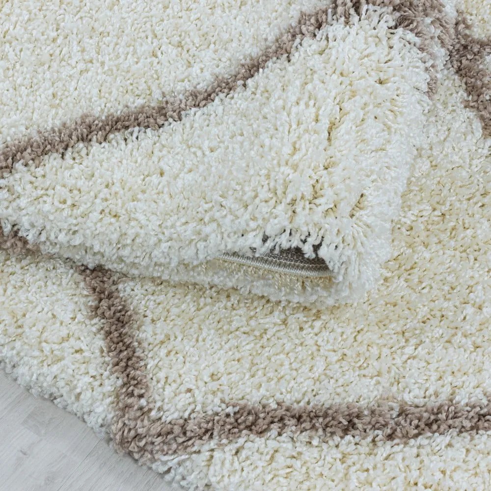 Covor crem rotund ø 80 cm Alvor – Ayyildiz Carpets