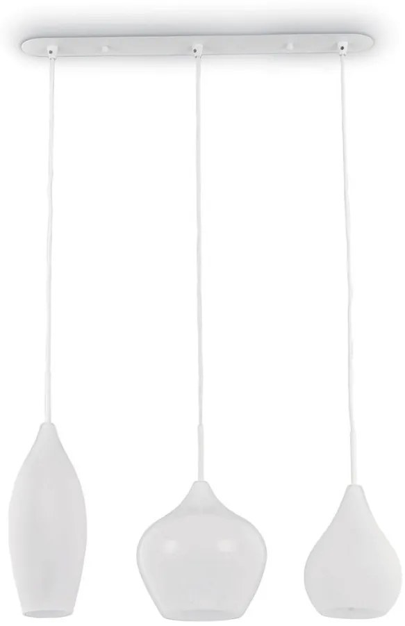 Lustra suspendata design modern SOFT SB3 BIANCO 111858