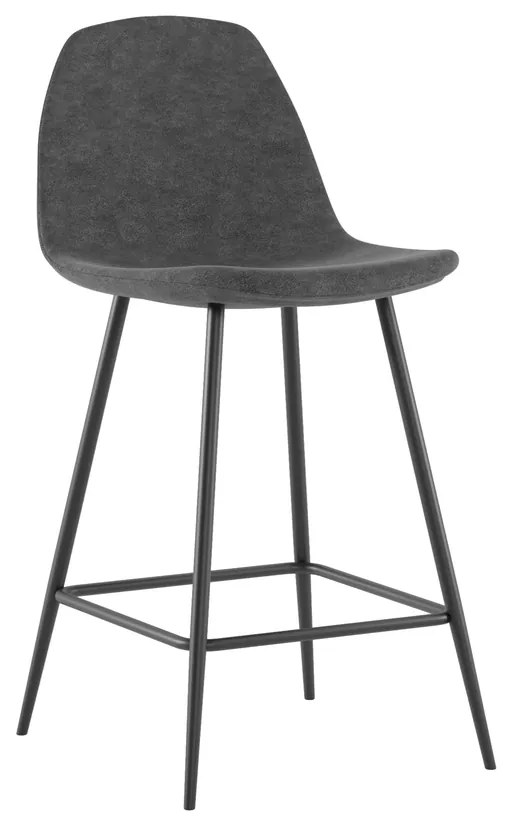 STONES Scaun din piele ecologică 50cm X 43cm H. 91cm | Aosom Romania