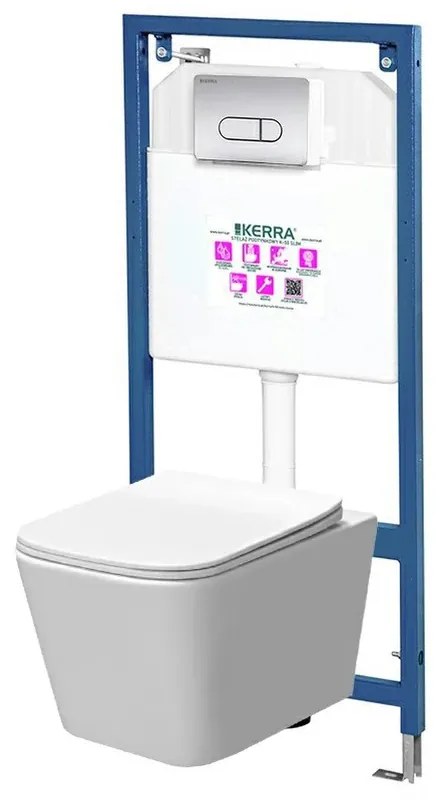 Set rezervor WC montat pe perete Tina Pacific