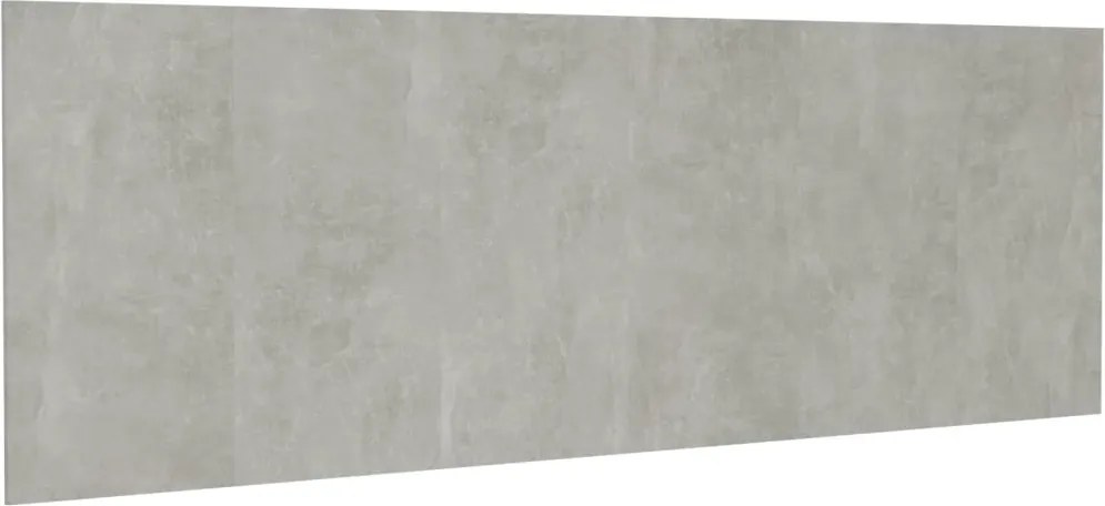 vidaXL Tăblie de pat/ perete, gri beton, 240x1,5x80 cm, lemn prelucrat