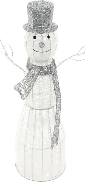 Decorațiune LED de Crăciun de exterior Retlux LED/3,6W/230V/alb rece 124 cm IP44 om de zăpadă