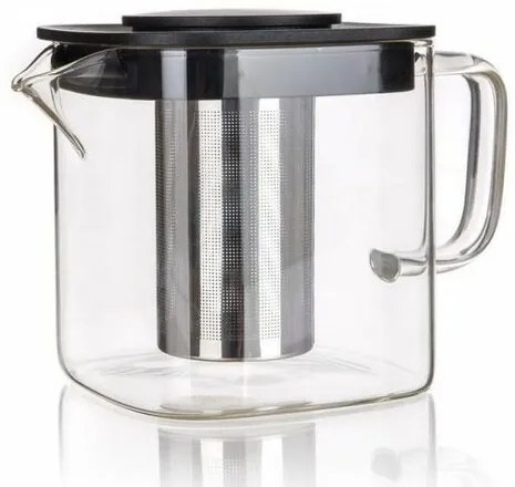 Ceainic sticlă Banquet KIRSTY, cu filtru0,75 l