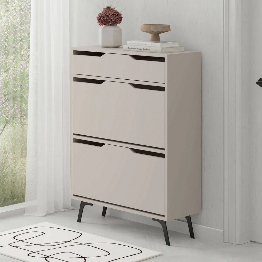 Dulap pentru pantofi Astat Light Mocha