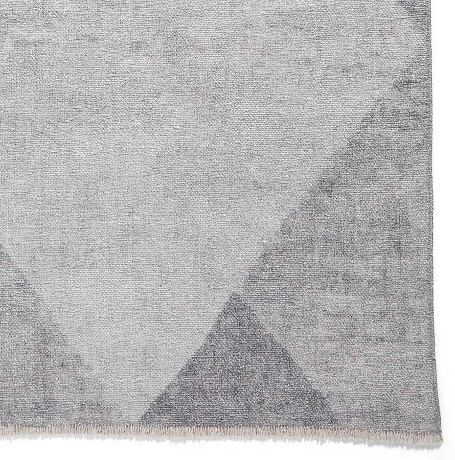 Covor gri deschis lavabil din amestec de bumbac 122x170 cm Whisper – Think Rugs