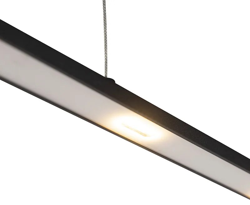Lampă suspendată de designer neagră cu LED și variator tactil - Platina