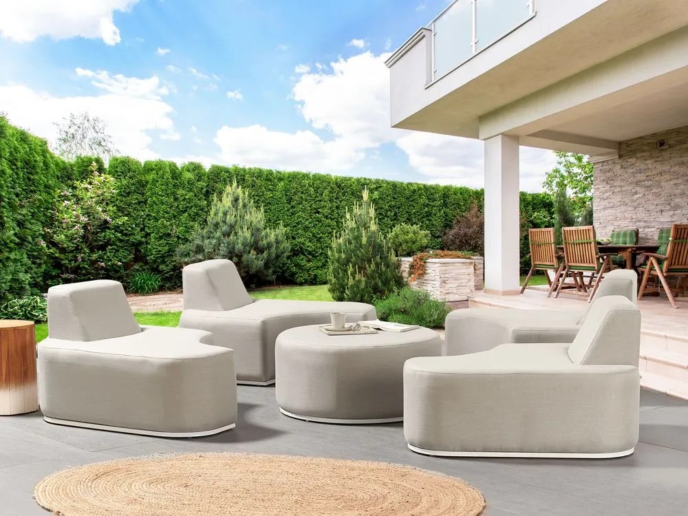 Set mobilier de grădină Fabry (gri). 1078833