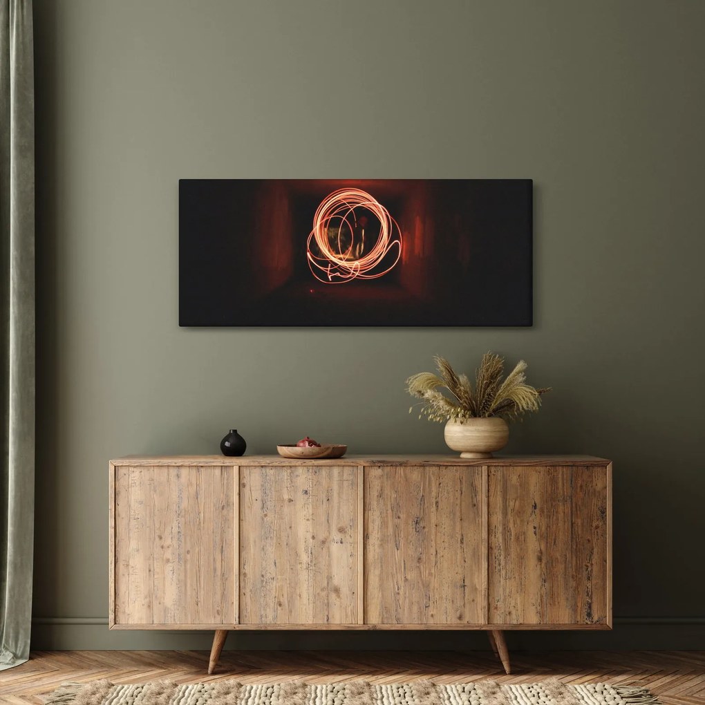Tablou - linii în tunel (120x50 cm)