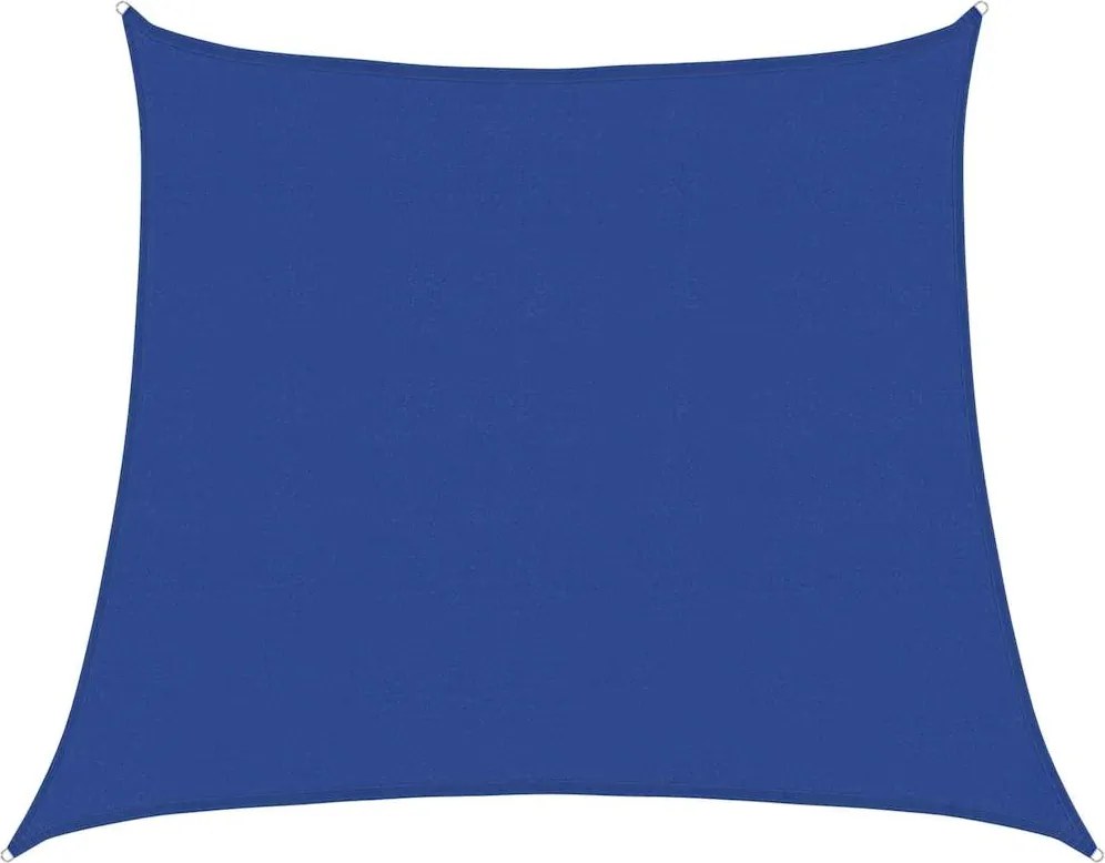 vidaXL Pânză parasolar, albastru, 4/5x4 m, HDPE, 160 g/m², trapez