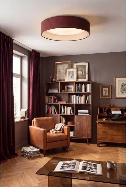 Brilagi - Plafonieră LED VELVET SIMPLE LED/36W/230V 3000K Ø 55 cm vișiniu
