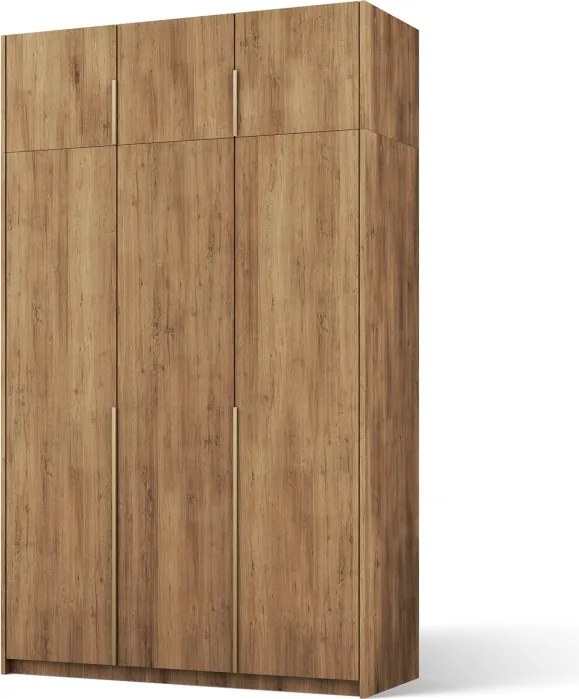 Dulap Bregma III Hinged with Top Extension – 148x58x250 cm – Stejar Artisan – Bregma III Hinged Dulap with Top Extension – Varianta 2