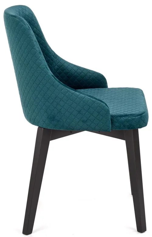 Scaun Toledo 3 velvet verde inchis/Karo4/Monolith 37
