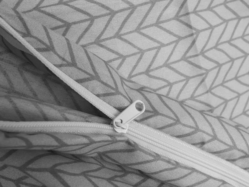 Lenjerie de pat din microfibra Culoare gri, SAVIO
