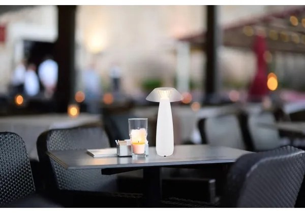 Lampă LED tactilă reîncărcabilă dimabilă de masă Globo 21021W ILLUMI LED/1W/3,7V 3000K alb