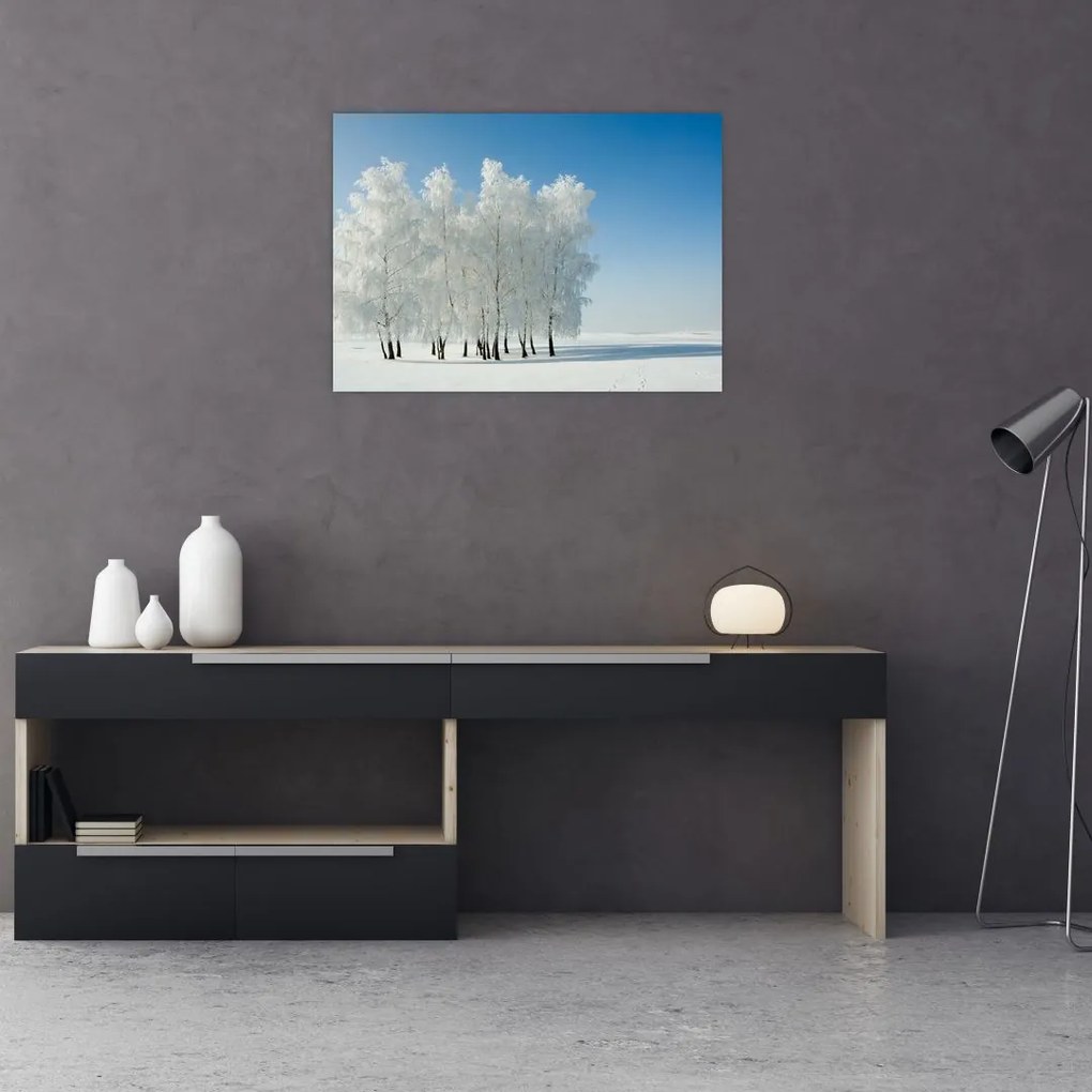 Tablou - Peisaj înzăpezit (70x50 cm)