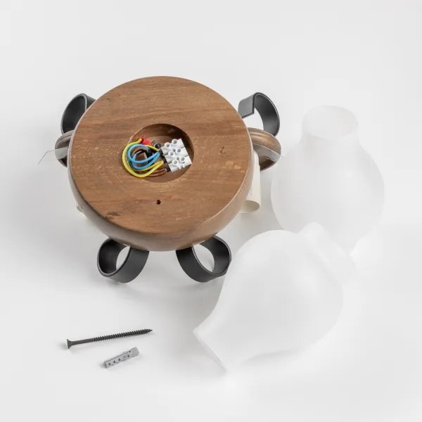 Aplică Brilagi ROATA APLICA 2xE14/40W/230V fag/nuc