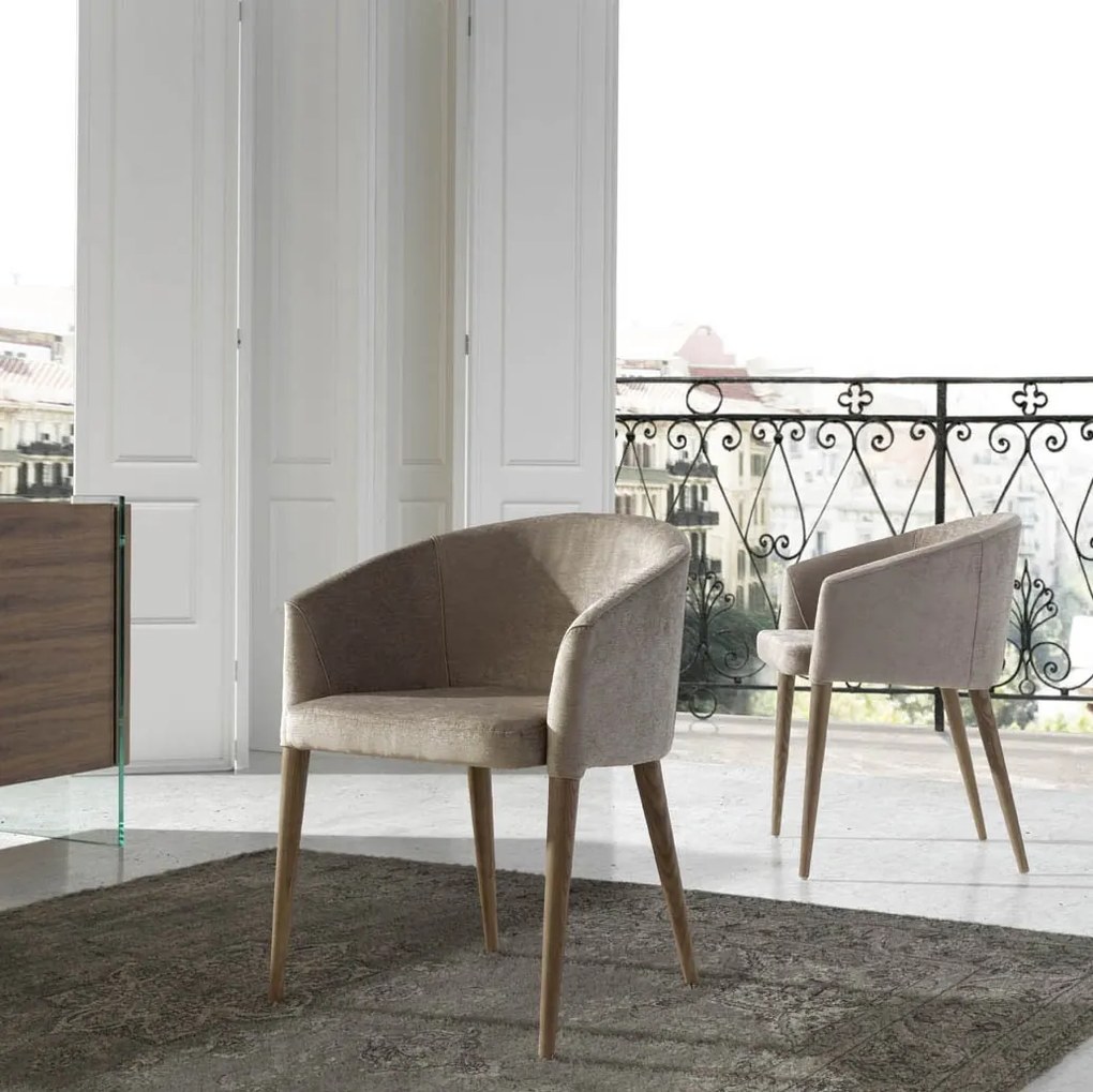 Scaun cu brate design italian Rosalya AC-DC685