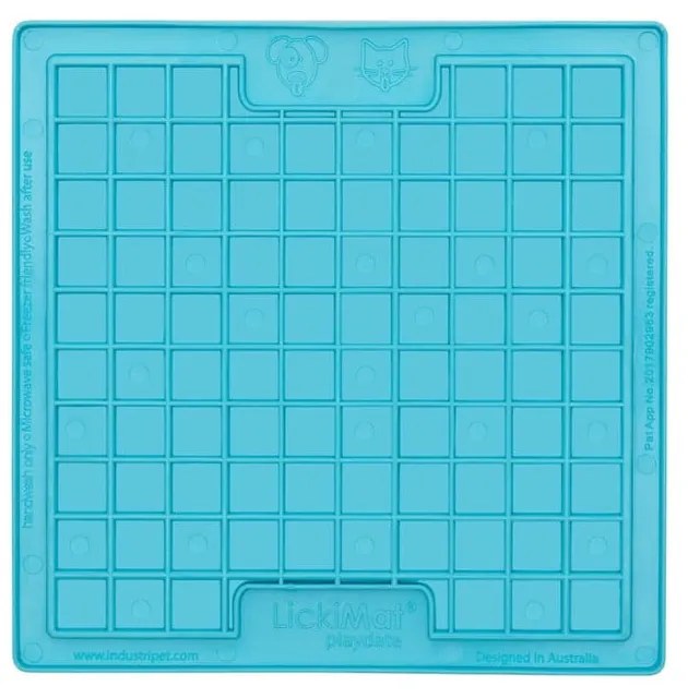 Covoraș de lins pentru animale de companie Playdate Turquoise – LickiMat