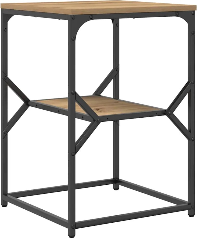 vidaXL Masă laterală Stejar Artizanal 41 x 40 x 60 cm