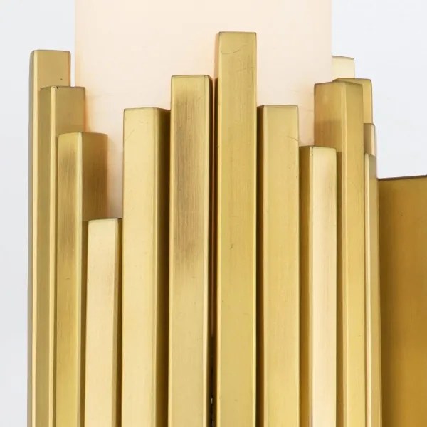 Elstead MARVELE-2WB-AB-OPAL - Aplica LED pentru baie MARVELE, 2x G9/4W/230V, IP44