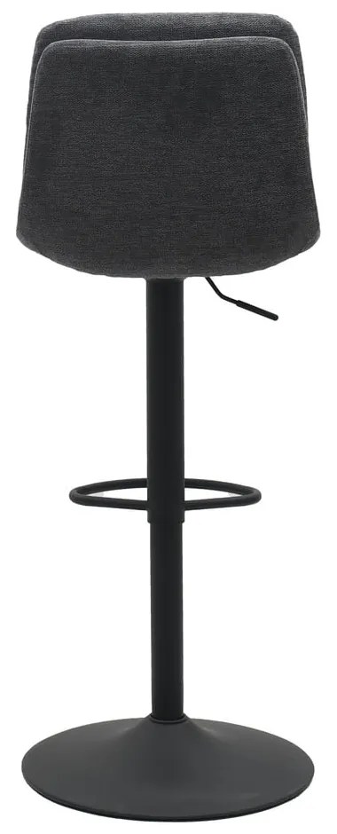 Scaun de bar gri închis cu înălțime ajustabilă Colville – Unique Furniture
