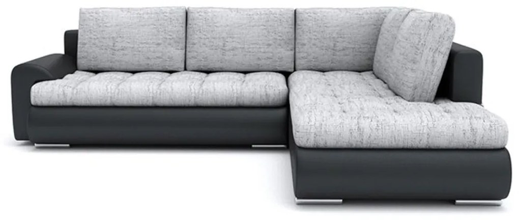 Supermobel Colțar extensibil TALHA V, 230x75x200, lawa 09/soft 11, dreapta
