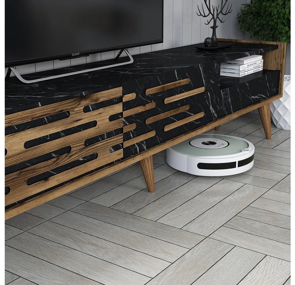 Mobilier living Tonase (Nuc + negru + marmură) . 1095655