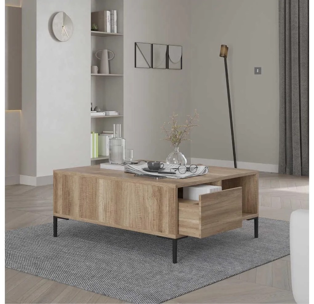 Măsuță de cafea Salome 6 (nuc deschis) . 1109379
