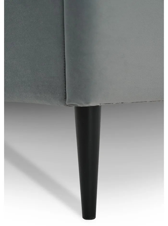 Pat pentru copii gri 90x200 cm Star – Scandic