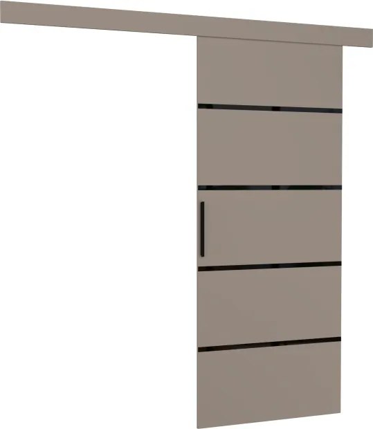 Ușă glisantă montată pe perete MUSCHU – 96x205 cm – Cașmir