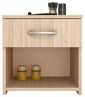 Noptiera haaus Remi, 1 Sertar, Ulm Deschis, 40 x 35 x 40 cm