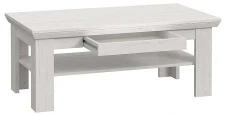 Masa cafea Encanto, 1100 x 450 x 600 mm., Pin alb
