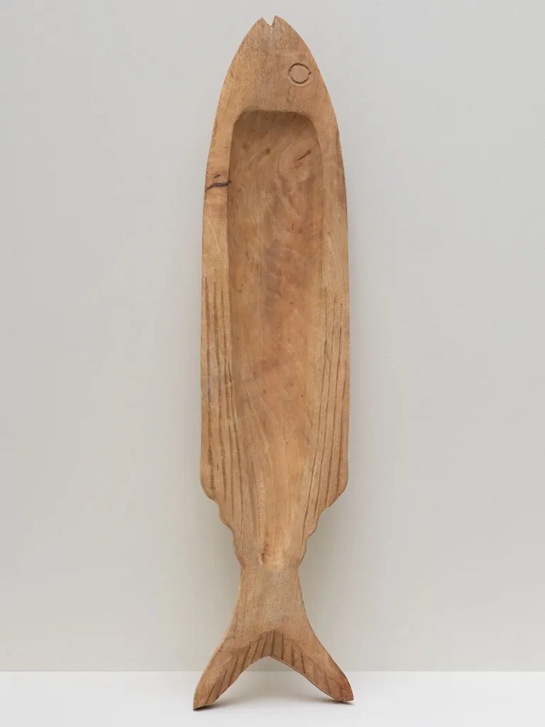 Tava servire, din lemn de mango, L70cm, Fish