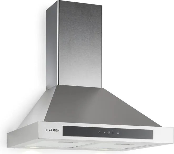 Klarstein Zelda hota din oțel inoxidabil 60cm montata pe perete 620 m³ / h Touch temporizator